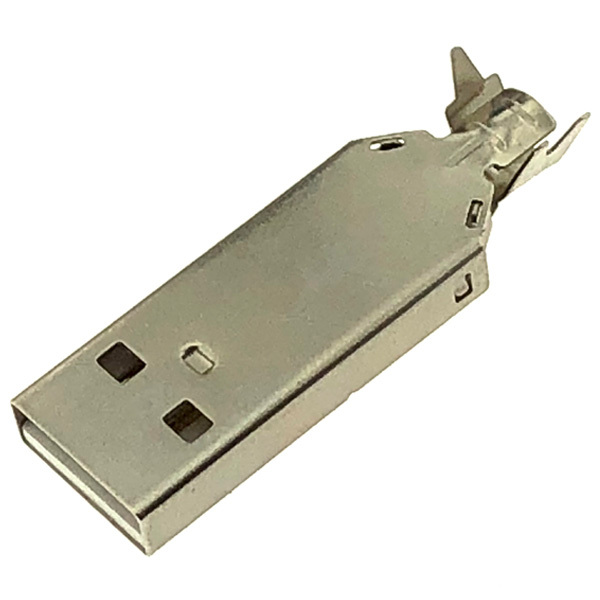USB A type ストレート 強化 EMI EMC 対策 プラグ オス